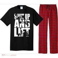 Shut Up And Lift Squat Bench Deadlift Iconic Pajama Set thumb 0