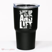 Shut Up And Lift Squat Bench Deadlift Iconic Tumbler thumb 0