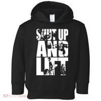 Shut Up And Lift Squat Bench Deadlift Iconic Toddler Hoodie thumb 0