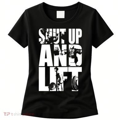 Shut Up And Lift Squat Bench Deadlift Iconic Women's T-Shirt