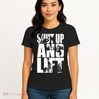 Shut Up And Lift Squat Bench Deadlift Iconic Women's T-Shirt thumb 4