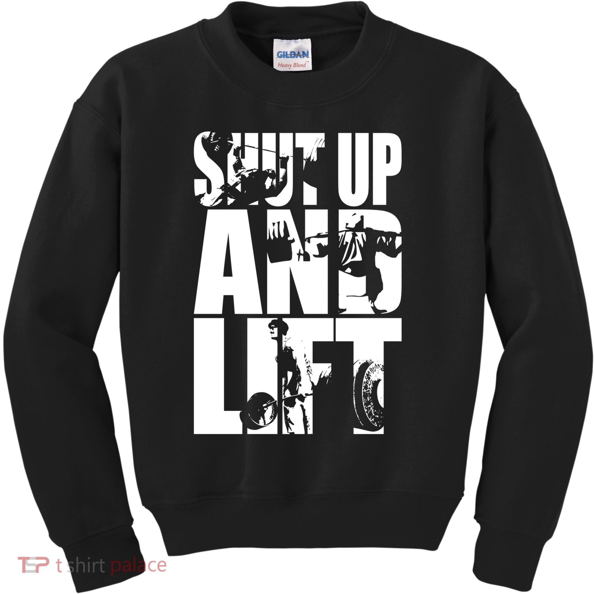 Shut Up And Lift Squat Bench Deadlift Iconic Kids Sweatshirt