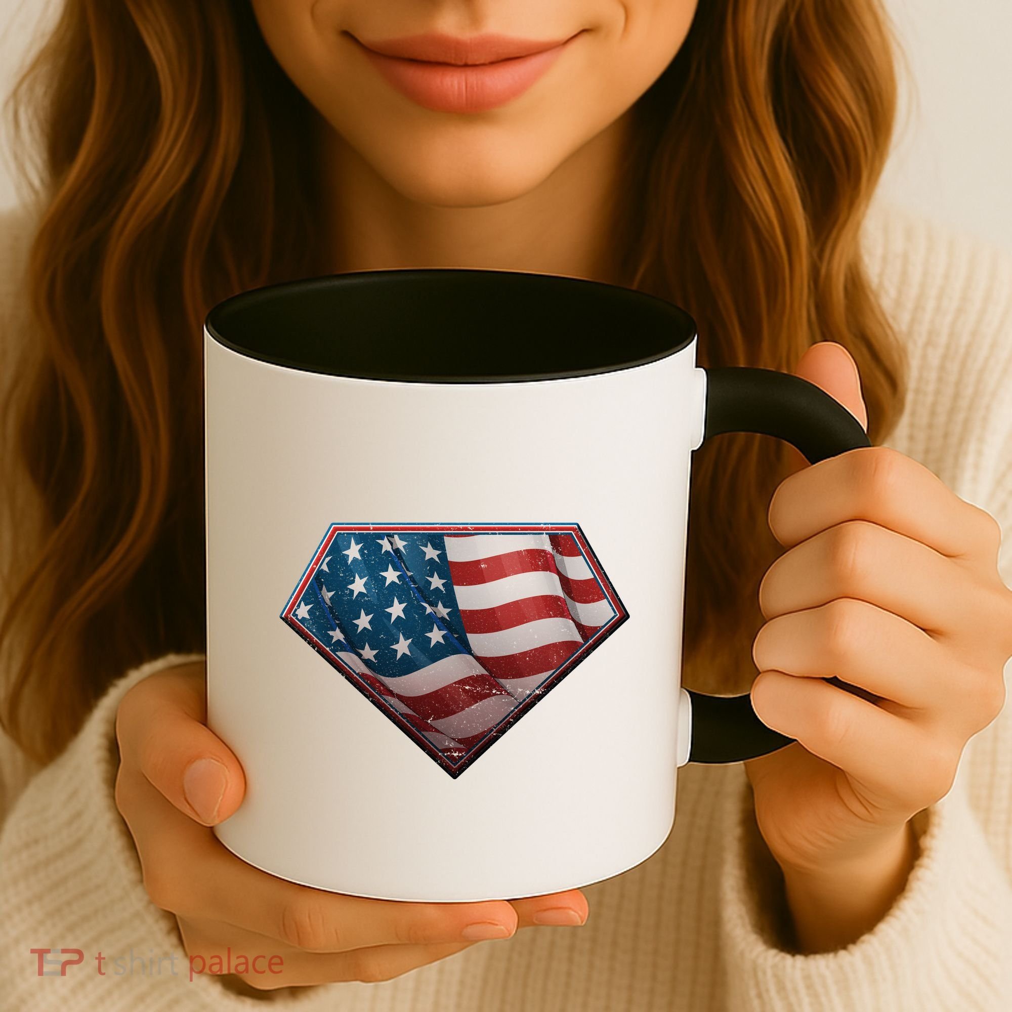 Super USA American Flag Coffee Mug