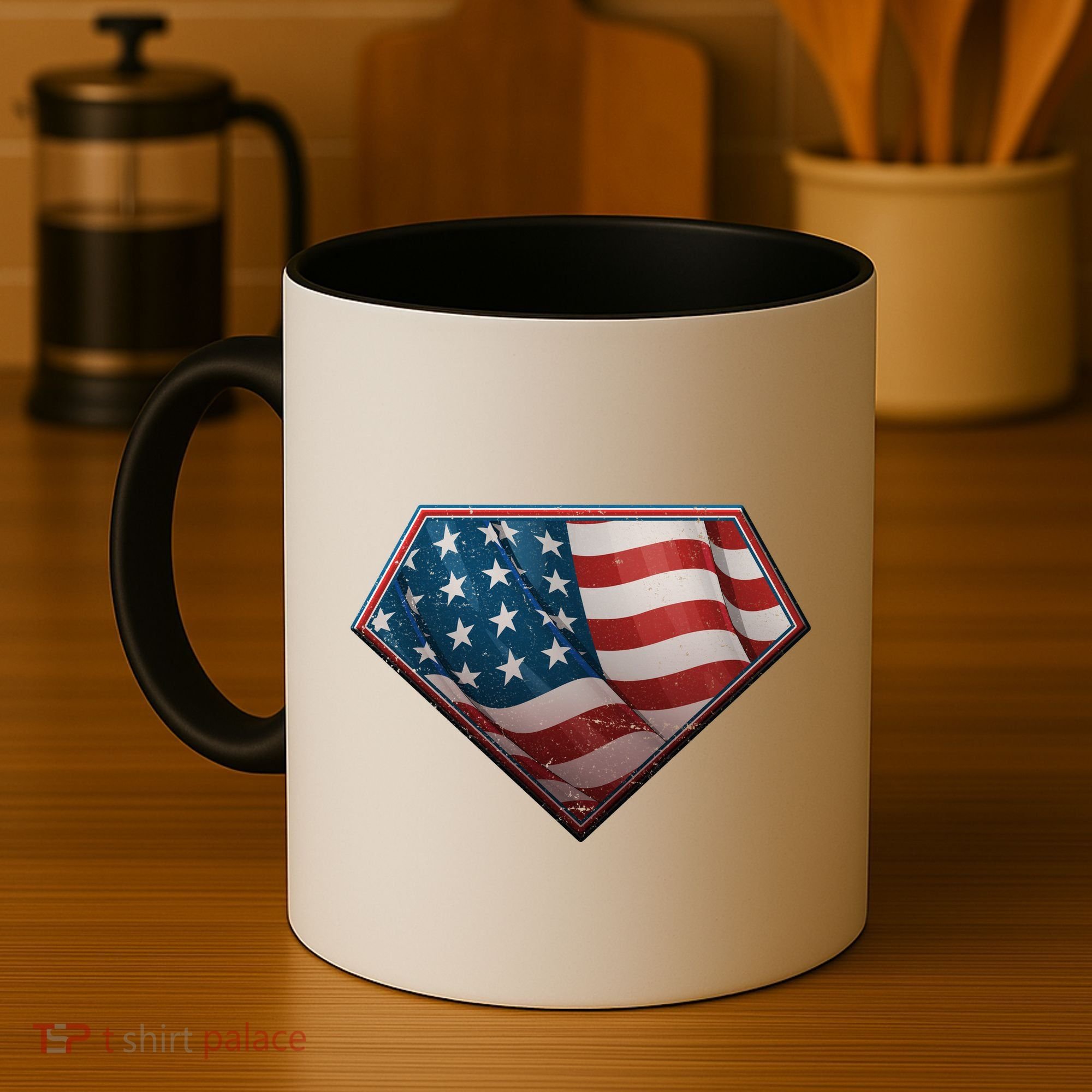 Super USA American Flag Coffee Mug