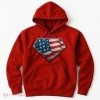 Super USA American Flag Hoodie thumb 0
