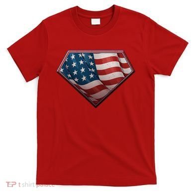 Super USA American Flag T-Shirt