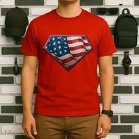Super USA American Flag T-Shirt thumb 6