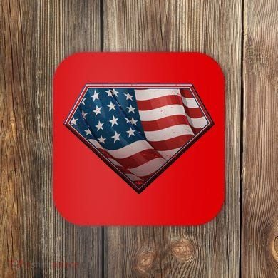Super USA American Flag Coaster