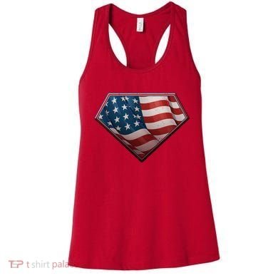 Super USA American Flag Women's Tank Top