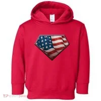 Super USA American Flag Toddler Hoodie thumb 0