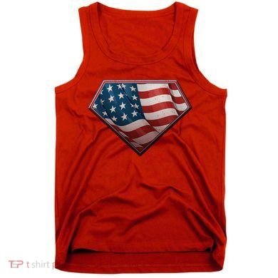 Super USA American Flag Tank Top