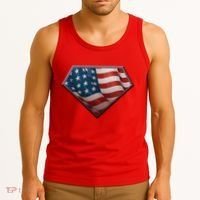 Super USA American Flag Tank Top thumb 3