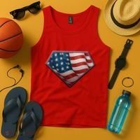 Super USA American Flag Tank Top thumb 4
