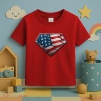 Super USA American Flag Toddler T-Shirt thumb 3