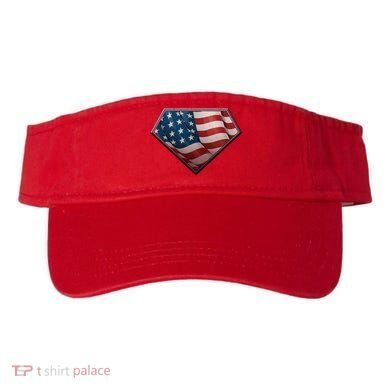 Super USA American Flag Visor