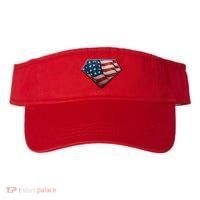 Super USA American Flag Visor thumb 0