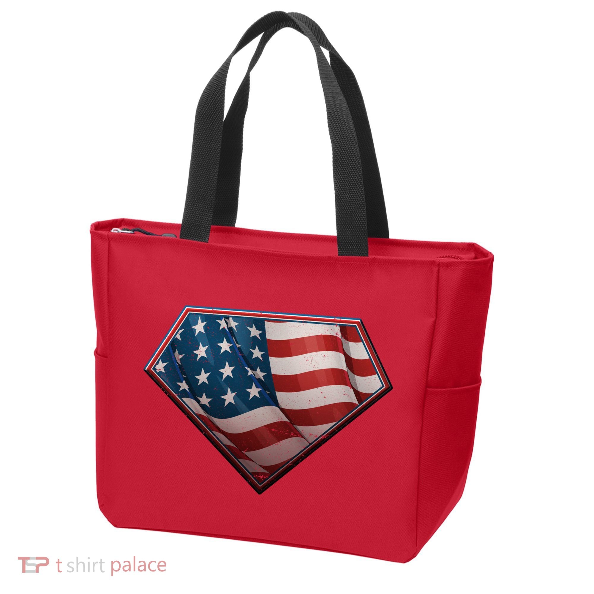 Super USA American Flag Tote Bag