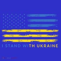 Support Ukrainian American Flag I Stand With Ukraine Gift Toddler Hoodie thumb 2