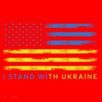 Support Ukrainian American Flag I Stand With Ukraine Gift Santa Hat thumb 1