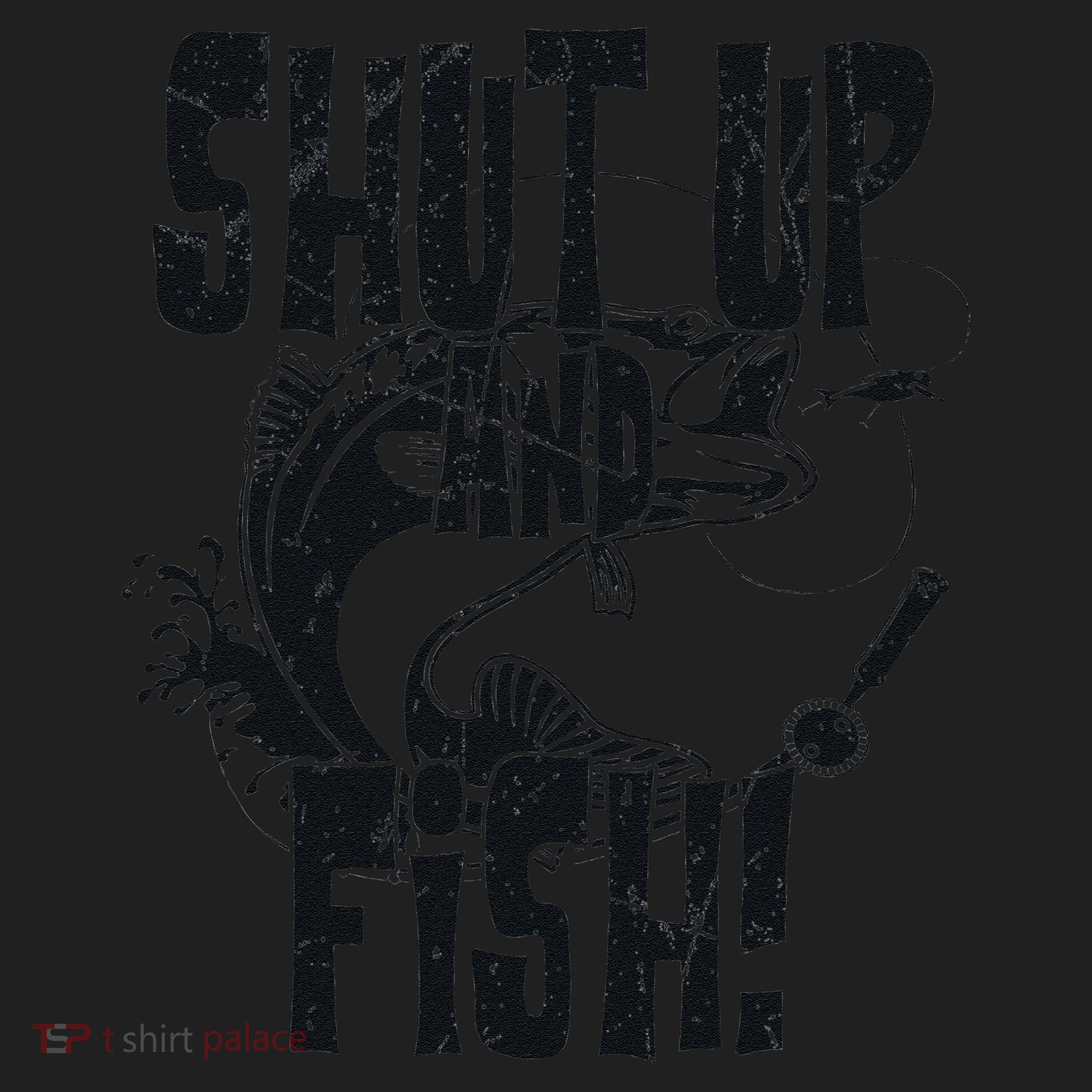 Shut Up And Fish Funny Fishing Women's Sweatshirt