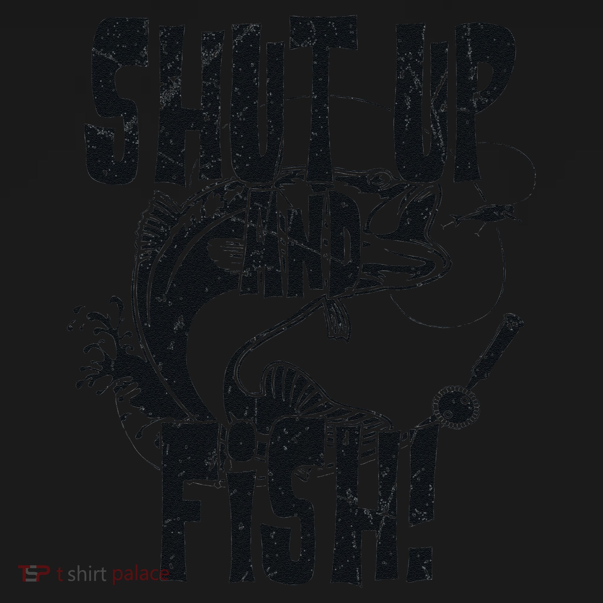 Shut Up And Fish Funny Fishing Women's Long Sleeve Shirt