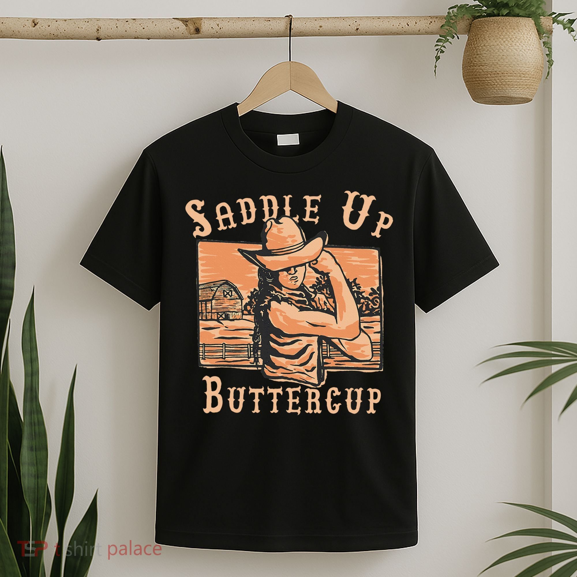 Saddle Up Buttercup Rodeo Girl Cowgirl Cowboy T-Shirt