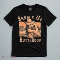 Saddle Up Buttercup Rodeo Girl Cowgirl Cowboy T-Shirt thumb 5