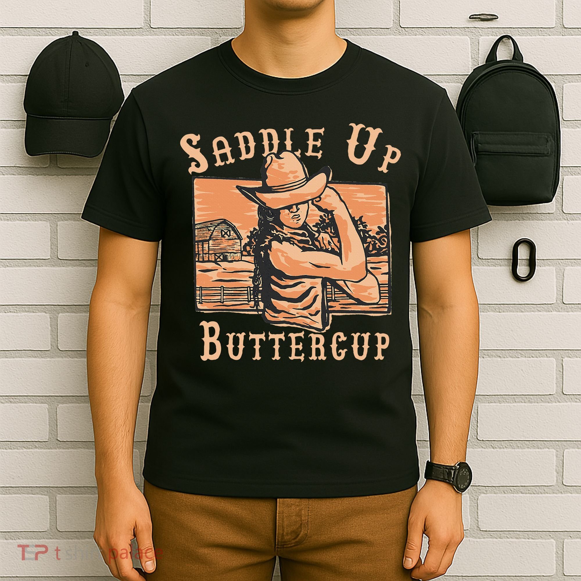 Saddle Up Buttercup Rodeo Girl Cowgirl Cowboy T-Shirt