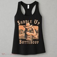Saddle Up Buttercup Rodeo Girl Cowgirl Cowboy Women's Tank Top thumb 3