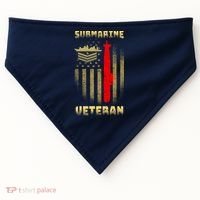 Submarine Veteran USA-Made Doggie Bandana thumb 0