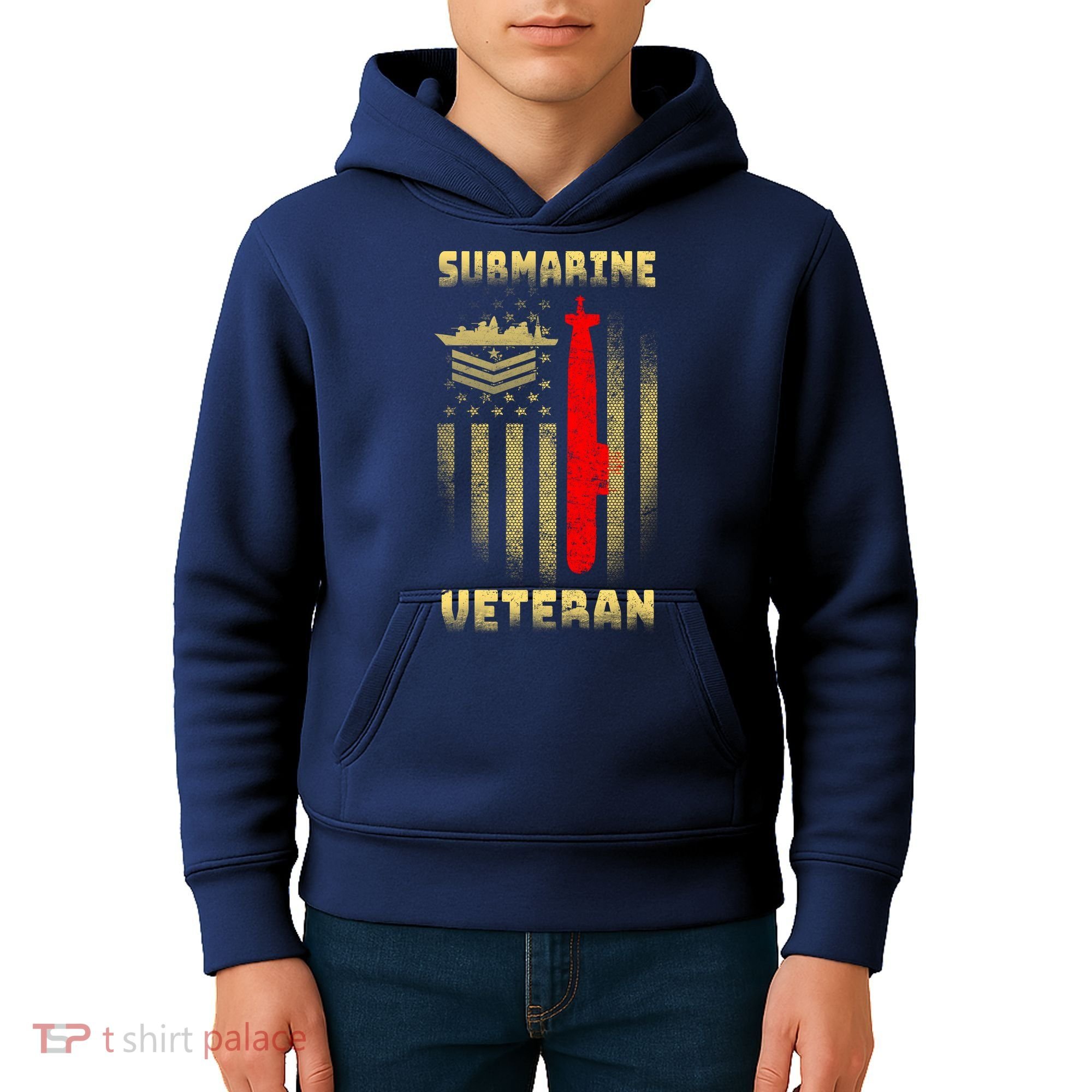 Submarine Veteran Kids Hoodie