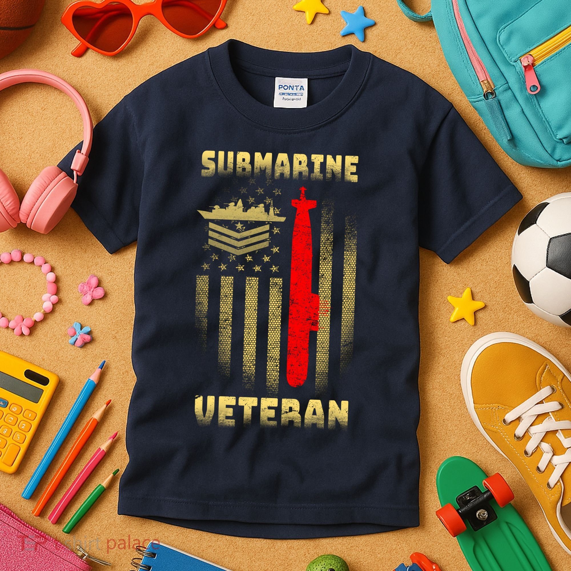 Submarine Veteran Kids T-Shirt