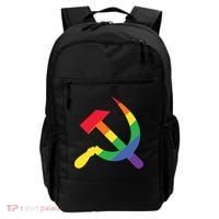 Soviet Union Communist Flag Hammer And Sickle Lgbtq Rainbow Gift Backpack thumb 0