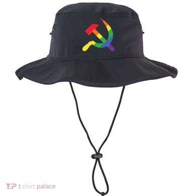 Soviet Union Communist Flag Hammer And Sickle Lgbtq Rainbow Gift Bucket Hat