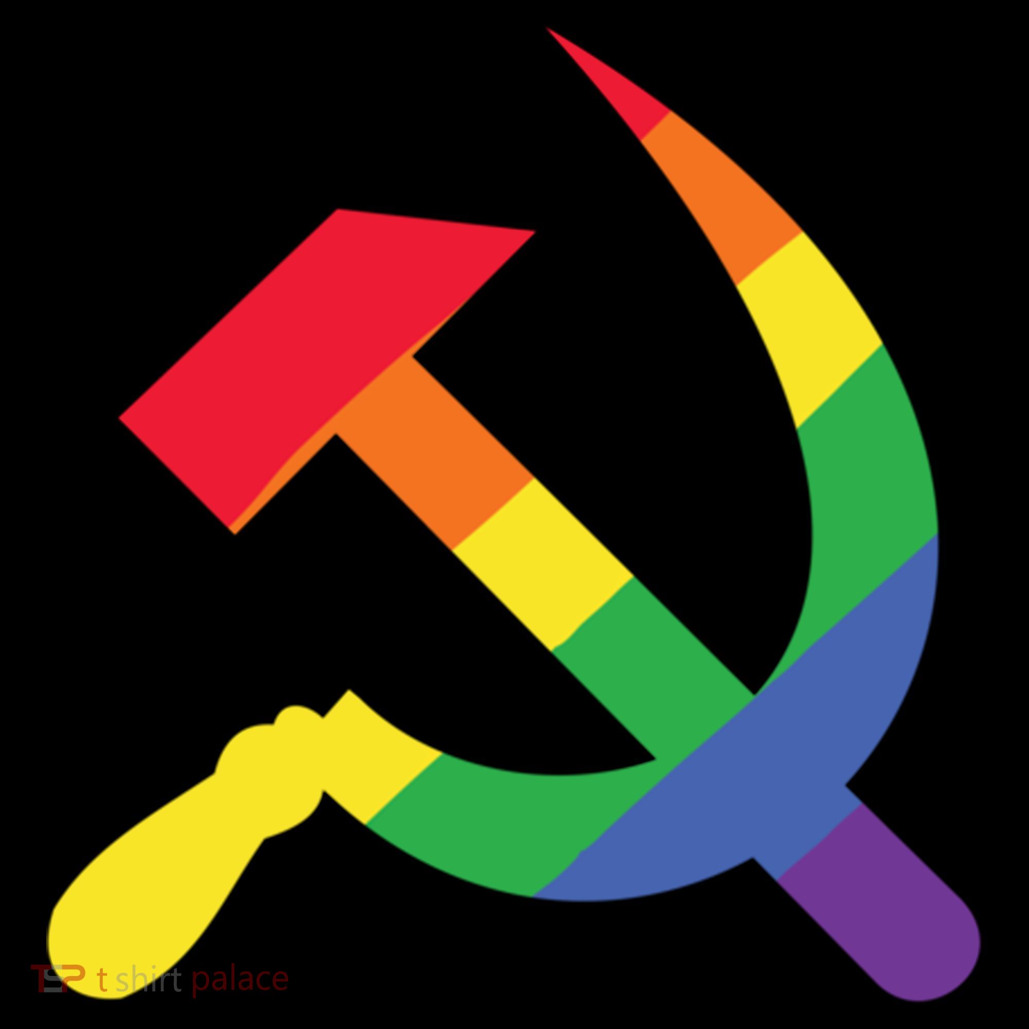 Soviet Union Communist Flag Hammer And Sickle Lgbtq Rainbow Gift Coffee Mug