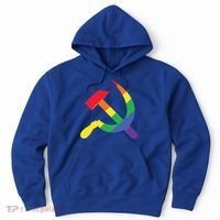 Soviet Union Communist Flag Hammer And Sickle Lgbtq Rainbow Gift Hoodie thumb 0