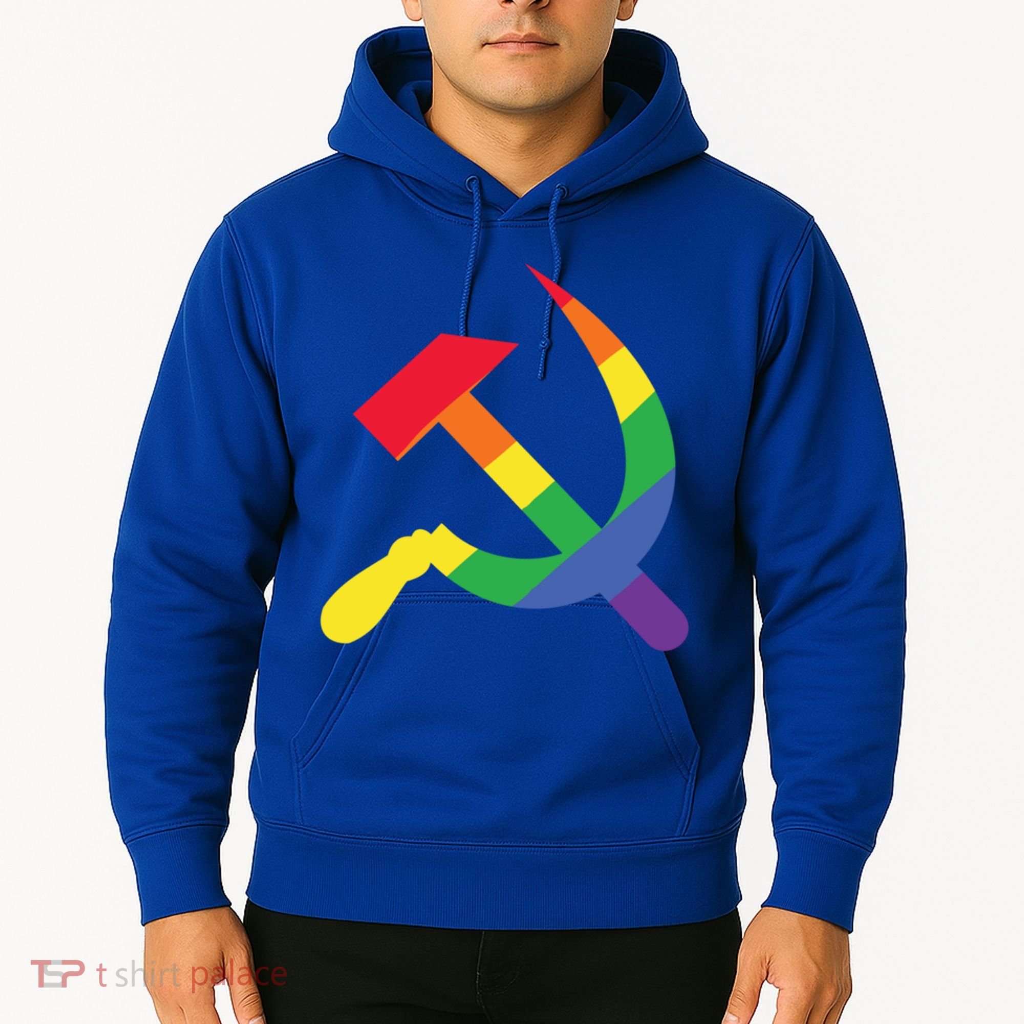 Soviet Union Communist Flag Hammer And Sickle Lgbtq Rainbow Gift Hoodie