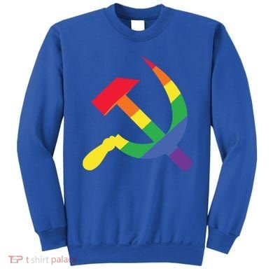 Soviet Union Communist Flag Hammer And Sickle Lgbtq Rainbow Gift Sweatshirt