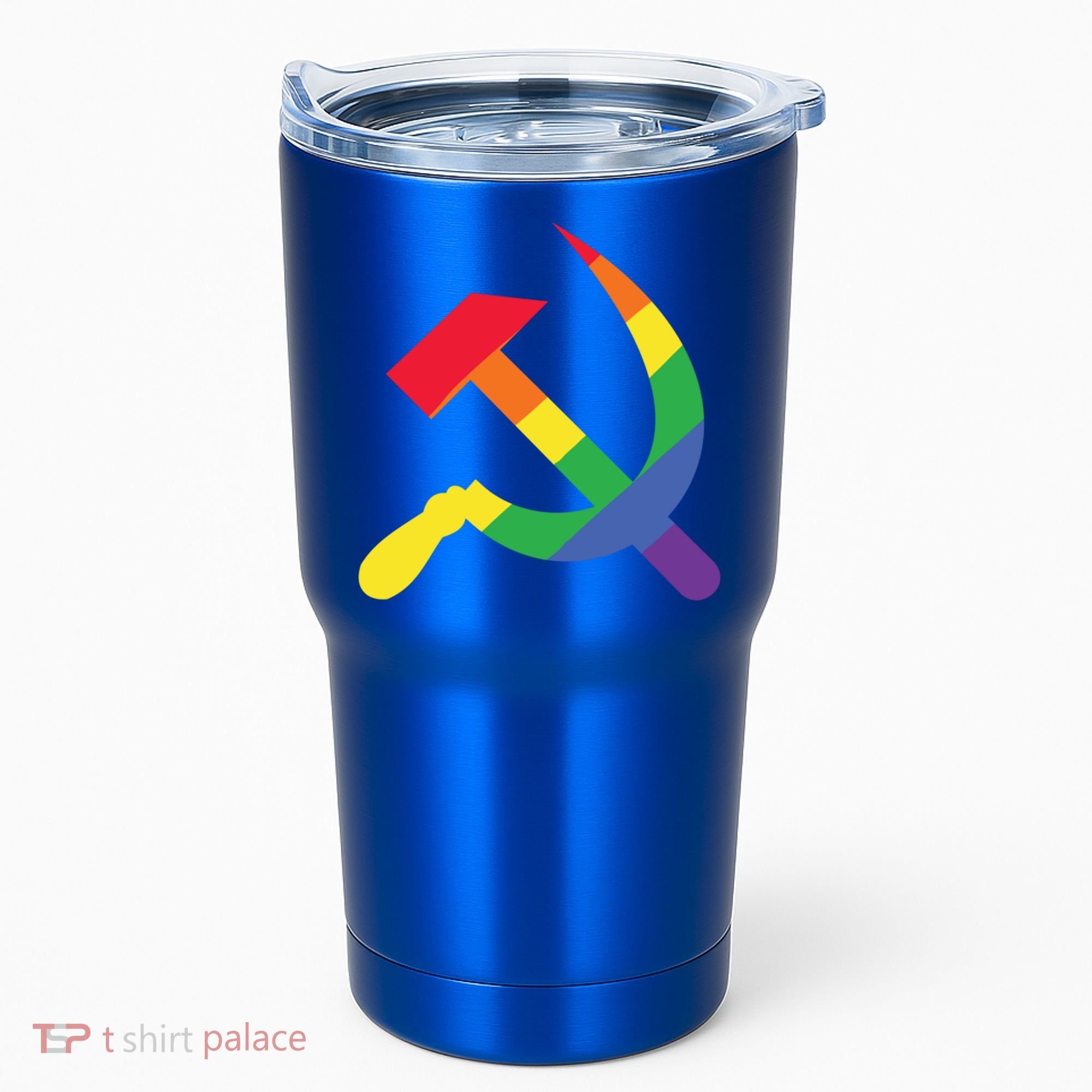 Soviet Union Communist Flag Hammer And Sickle Lgbtq Rainbow Gift Tumbler