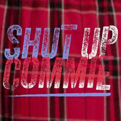 Shut Up Commie Women's Flannel Plaid Pajama Pants