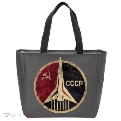 Soviet Union CCCP Vintage Tote Bag