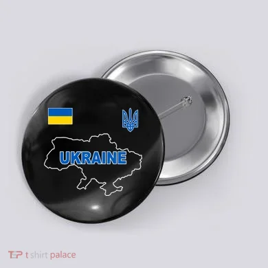 Support Ukraine Country Map Button