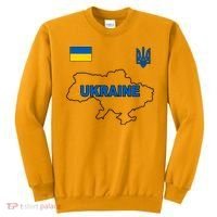 Support Ukraine Country Map Sweatshirt thumb 0