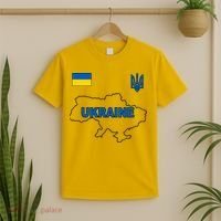 Support Ukraine Country Map T-Shirt thumb 2