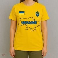 Support Ukraine Country Map T-Shirt thumb 4