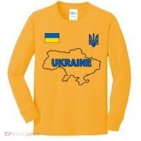 Support Ukraine Country Map Kids Long Sleeve Shirt thumb 0
