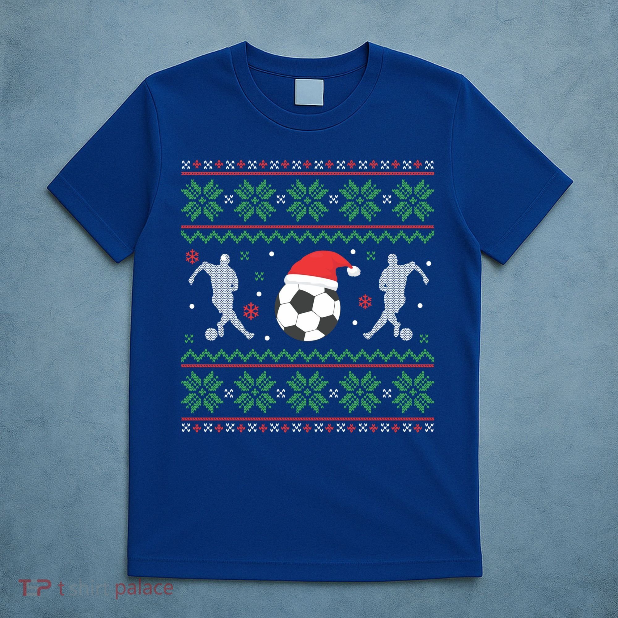 Soccer Ugly Christmas Sweater Funny Xmas Soccer Cute Gift T-Shirt