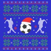 Soccer Ugly Christmas Sweater Funny Xmas Soccer Cute Gift Kids Sweatshirt thumb 2