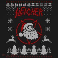 Sleigher Ugly Christmas graphic Santa Metal print Women's Hoodie thumb 2