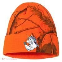Strong Unicorn Creature Kati Licensed 12" Camo Cuffed Beanie thumb 0